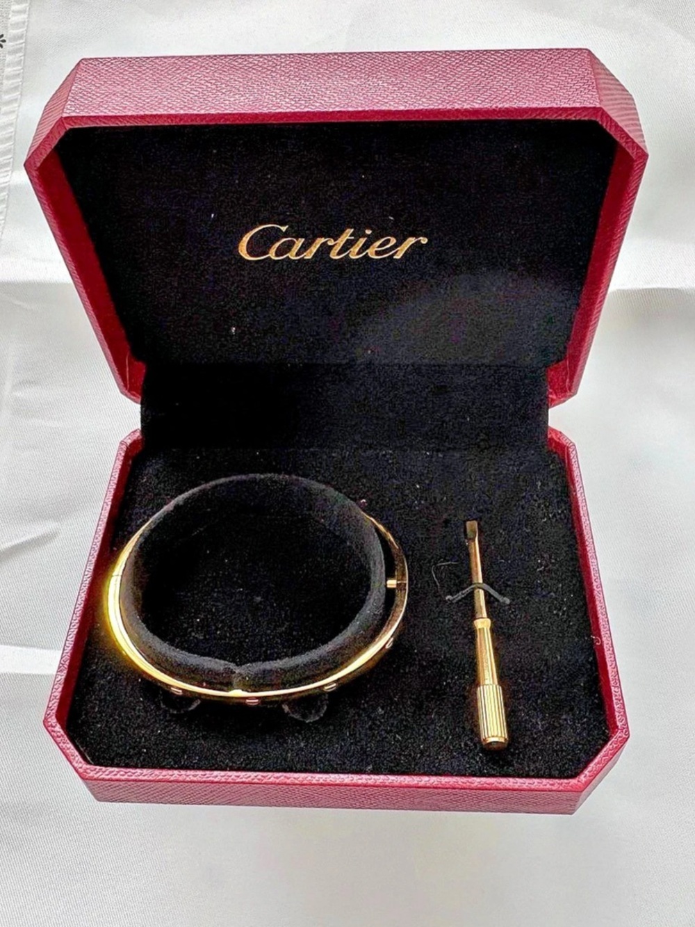 LOVE Bracelet, Classic Model Gold Bracelet with Box